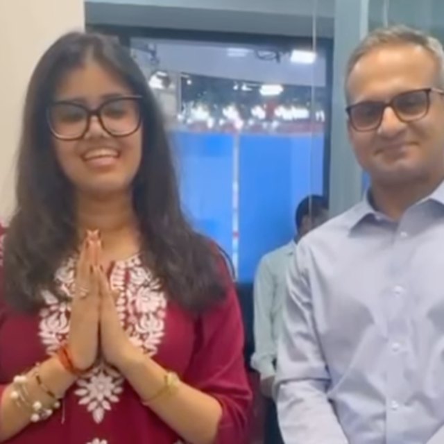 Anupriya Nagar with Nishant Chaturvedi