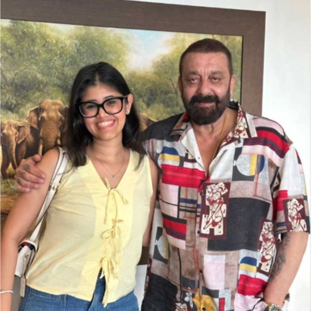 Anupriya Nagar with Sanjay Dutt